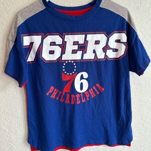 NEW Girls XL Philadelphia 76ers NBA T-Shirt NWOT